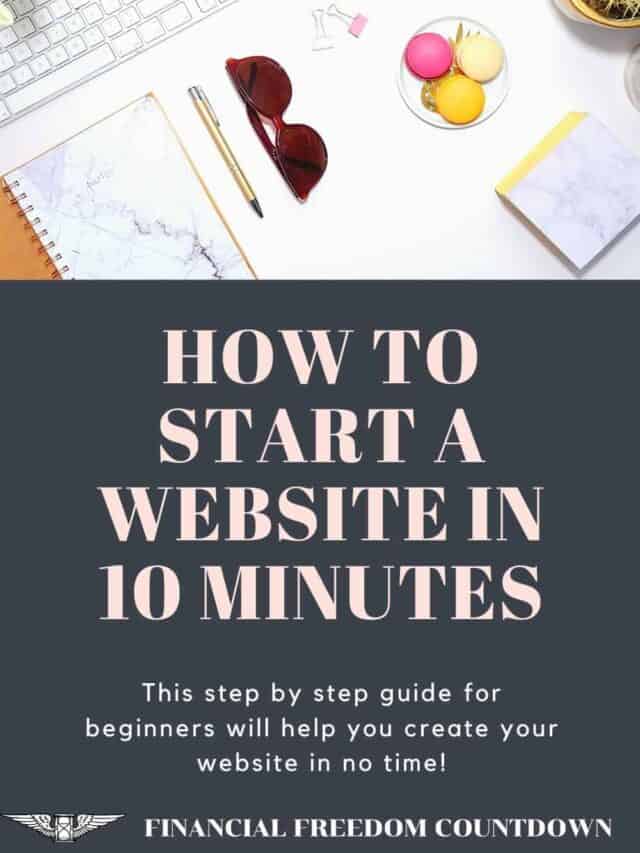 How To Start A Website In 10 Minutes: Best Passive Income Generator