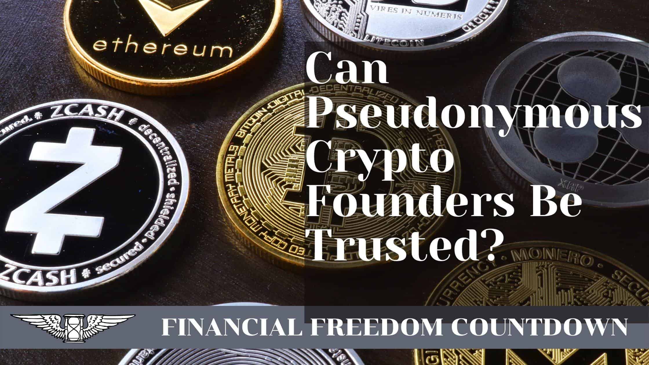 Pseudonymous Crypto Founders