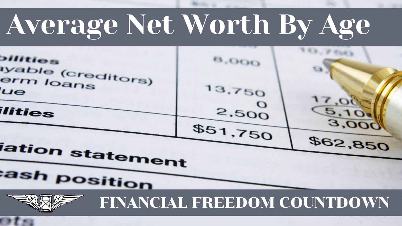 Average Net Worth By Age