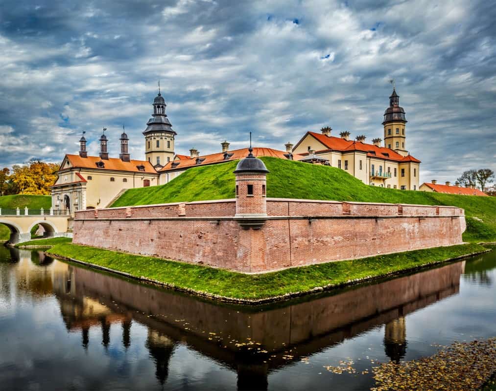 Nesvizh Castle - medieval castle in Belarus 