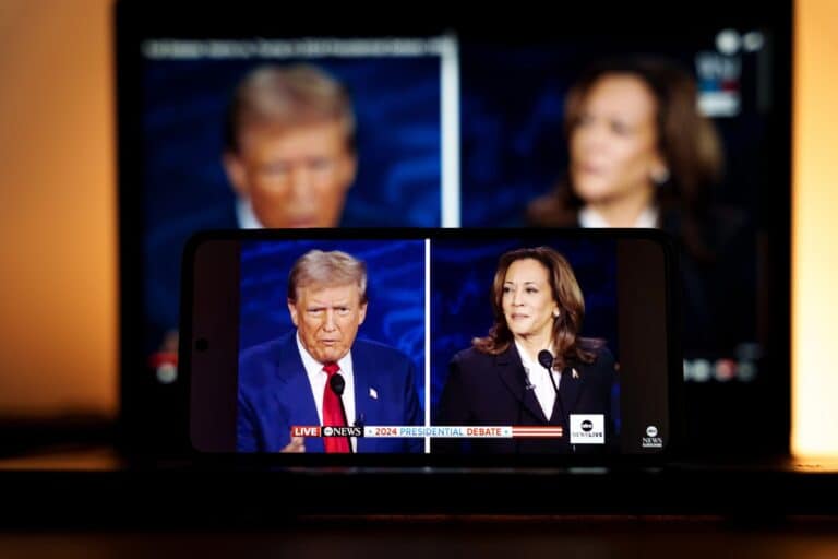 Kamala Harris and Donald Trump