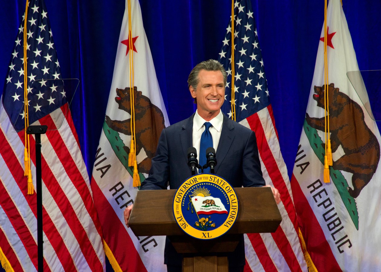 Depositphotos 551770872 L California Governor Gavin Newsom Photo by Sheilaf2002