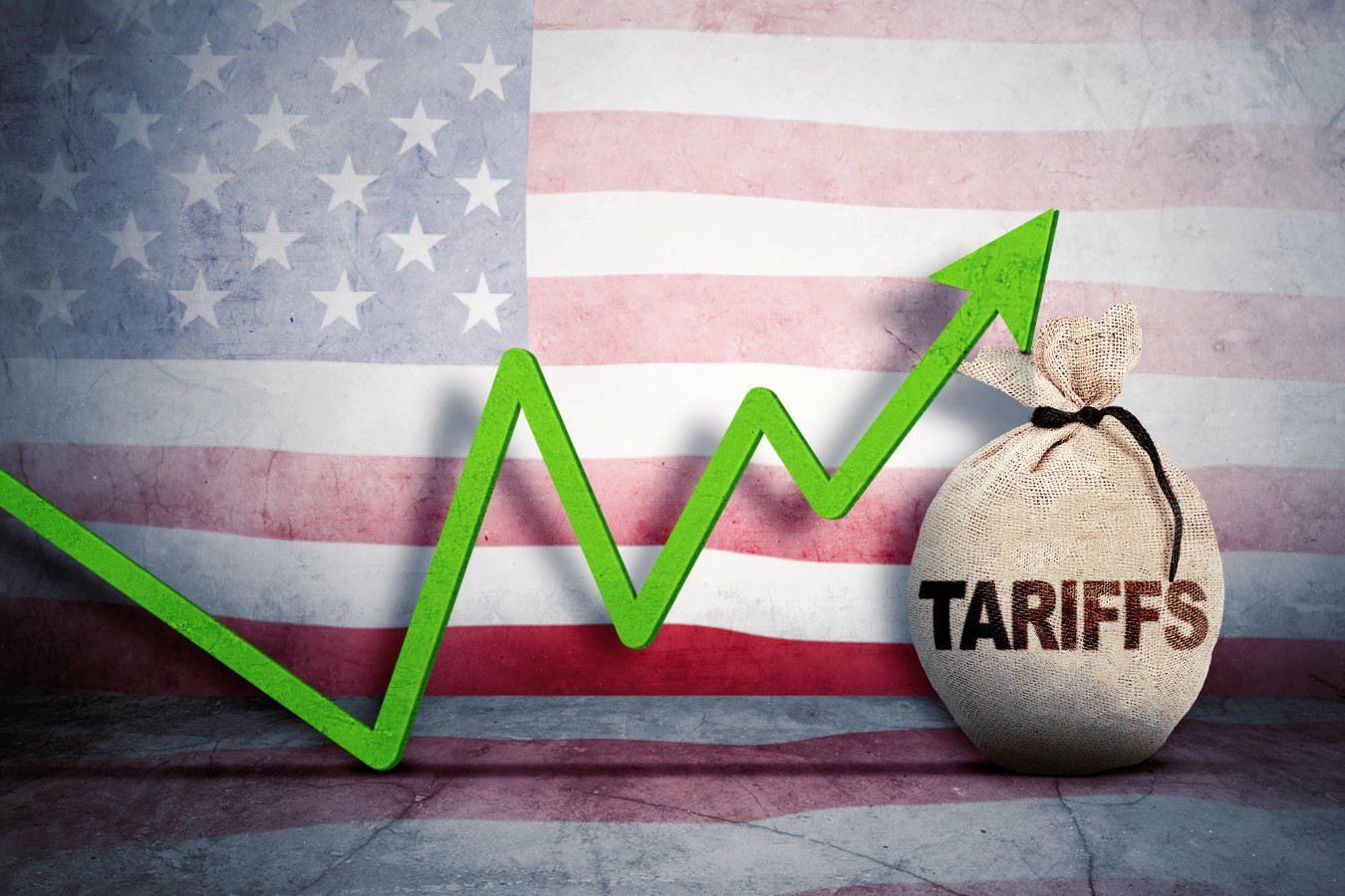 Trump Says Tariff Revenues Surging, But Families Won’t See Checks Yet 2 Rising Tariffs in the U.S. Economy with Upward Growth Chart