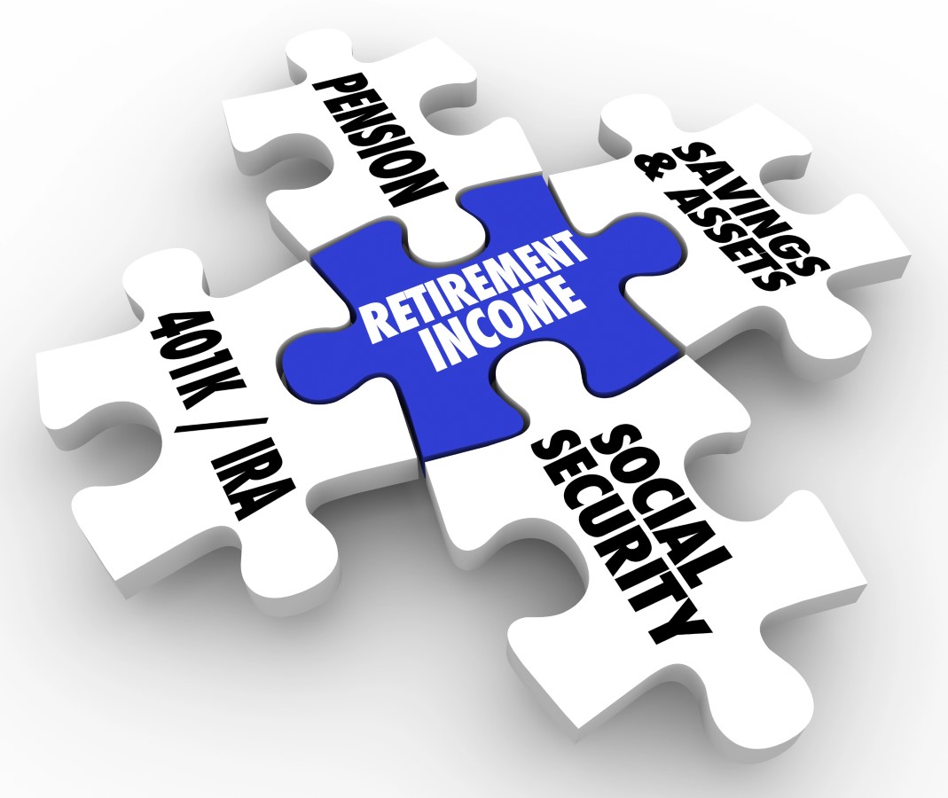 Social Security Crisis: New Plan Could Tax High Earners to Prevent 21% Benefit Cut 13 Retirement Income Puzzle Pieces Pension IRA 401K Social Security