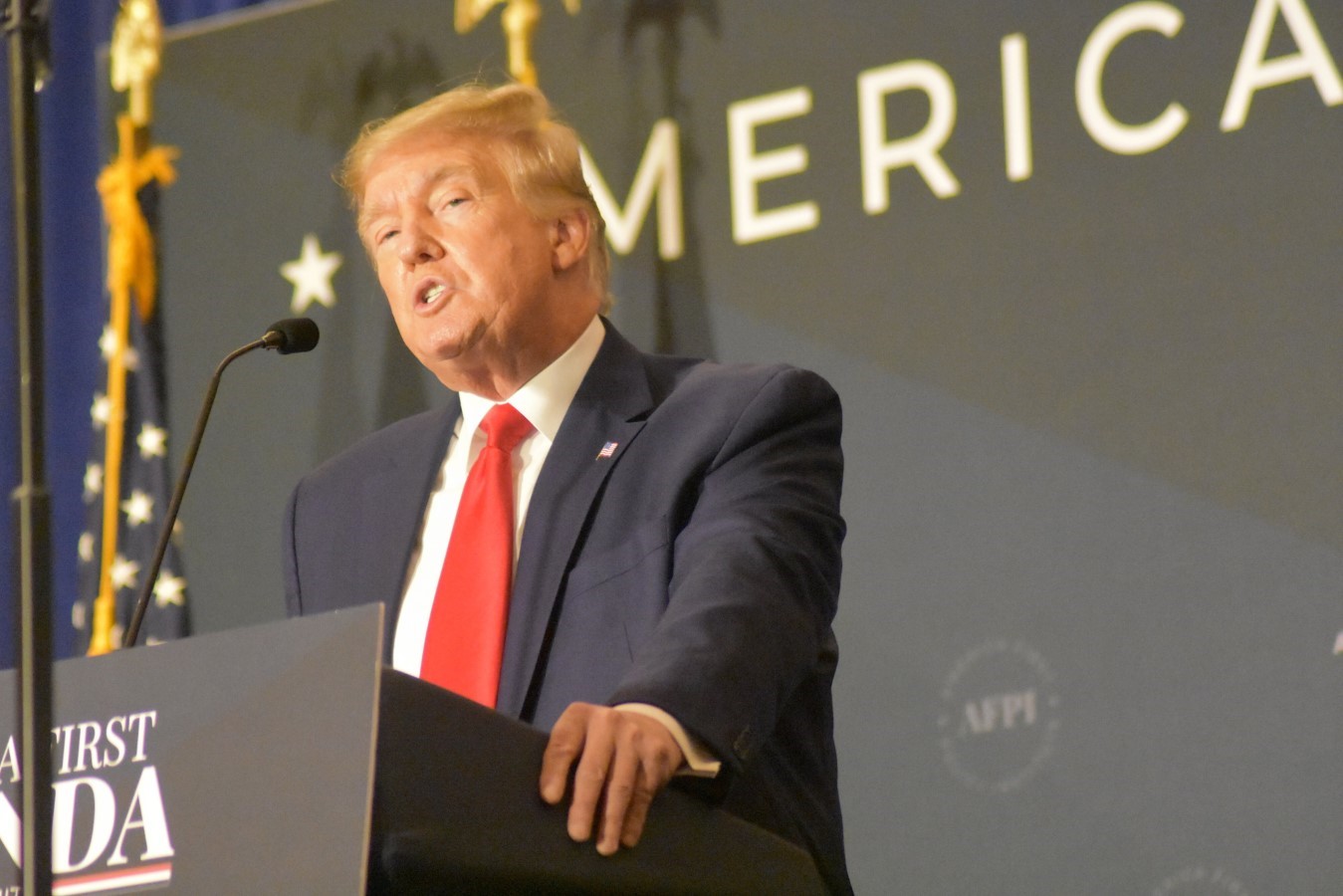 Donald Trump at America First Summit