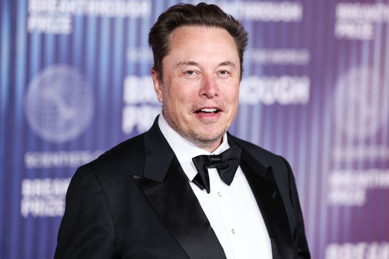 Elon Musk arrives at the 10th Annual Breakthrough Prize Ceremony held at the Academy Museum of Motion Pictures on April 13, 2024 in Los Angeles, California, United States. (Photo by Xavier Collin/Image Press Agency)
