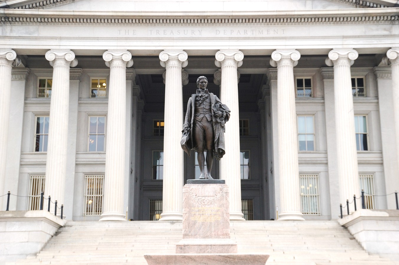 The Treasury Department in Washington DC